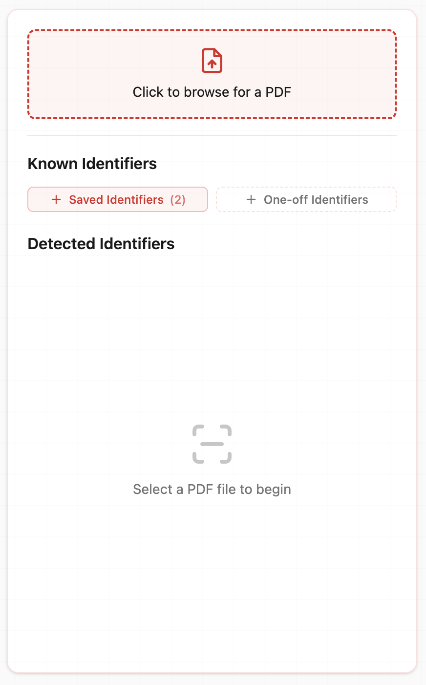 Drop in a PDF